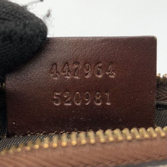 Gucci 447964 Coin Case Mini Wallet Key Holder GG Supreme Brown Ladies Men - Picture 9 of 10